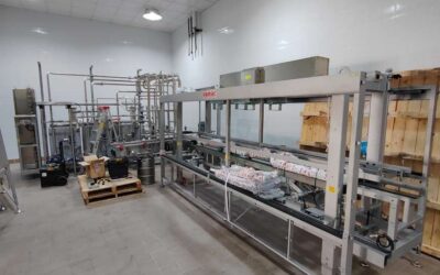 Instalación de línea de llenadora de barriles